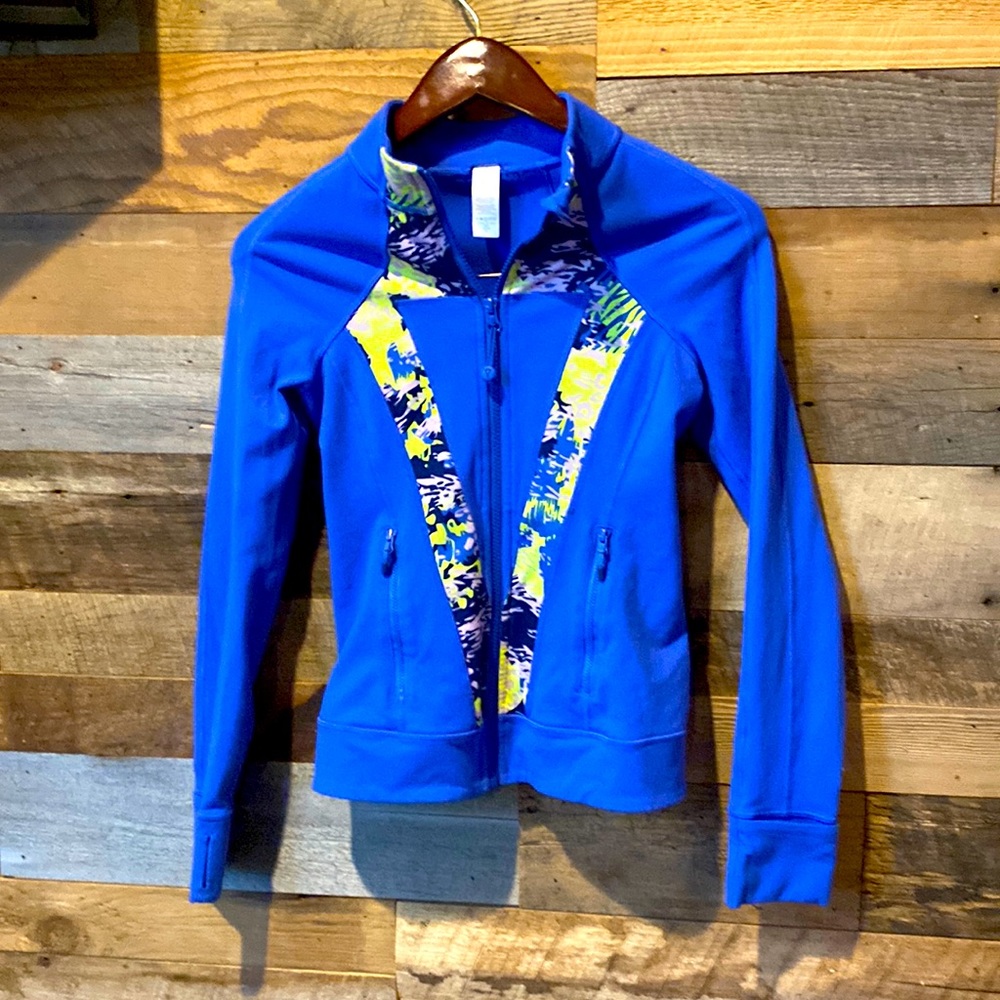 Girls Ivivva zip up jacket. Size 12. Purple.